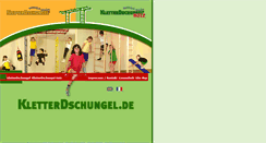 Desktop Screenshot of kletterdschungel.de